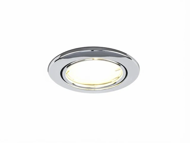 [00912] gu10 recessed fixture, chrome, with lamp holder - afbeelding 2 van  8