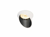 [00919] gu10 recessed design fixture cylinder sand white and black with lamp holder