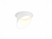 [00920] gu10 recessed design fixture, cylinder, sand white, with lamp holder