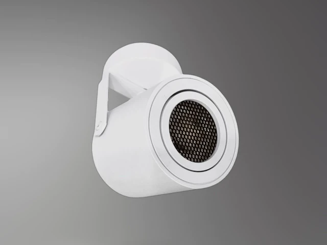 [00923] gu10 surface-mounted spotlight fixture cylinder sand white rotatable - afbeelding 6 van  8