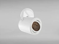 [00923] gu10 surface-mounted spotlight fixture cylinder sand white rotatable - afbeelding 7 van  8