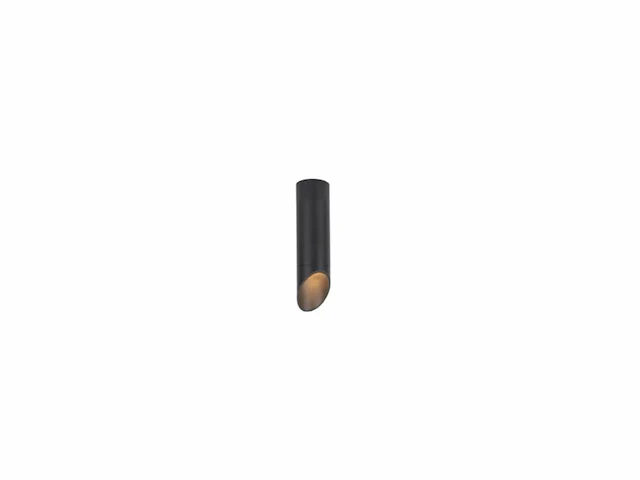 [00926] gu10 surface-mounted design fixture cylinder sand black 22cm - afbeelding 1 van  9
