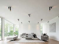 [00927] gu10 surface-mounted design luminaire, cylinder, sand black, 35cm - afbeelding 4 van  9