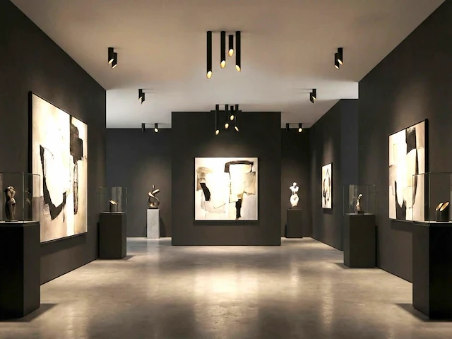 [00928] gu10 surface-mounted design fixture cylinder sand black 45cm - afbeelding 4 van  9