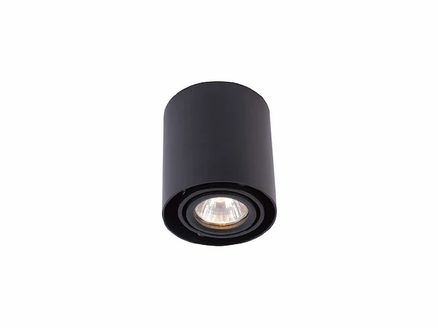 [00933] gu10 design surface-mounted spot fixture, 10cm, black, tiltable - afbeelding 1 van  5
