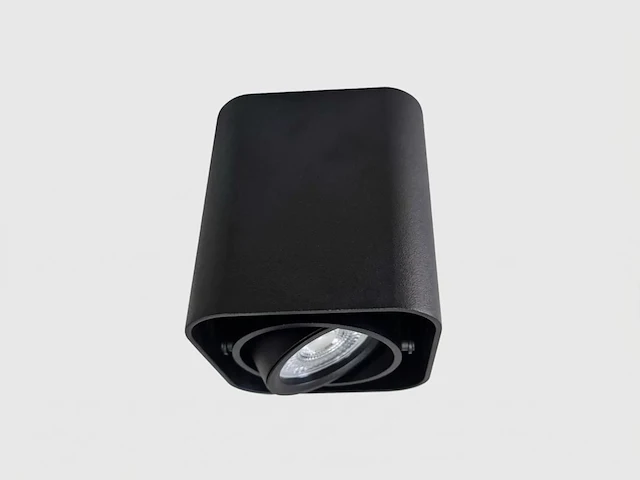 [00935] gu10 design surface-mounted spot fixture 10cm black tiltable - afbeelding 3 van  9