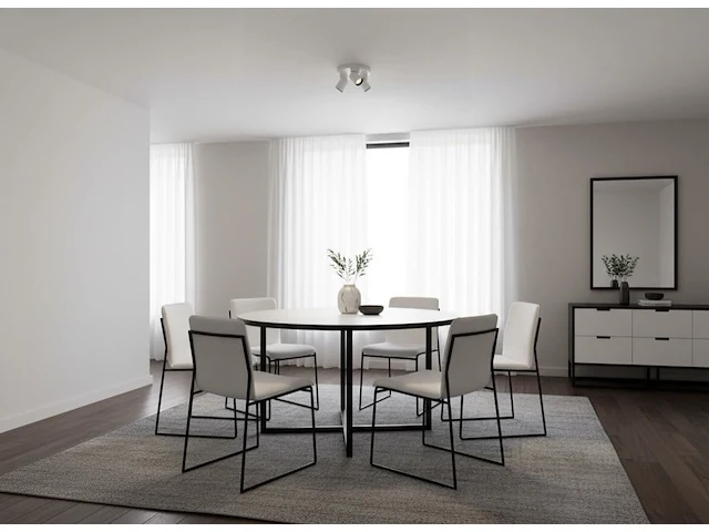 [00964] round gu10 surface-mounted spotlight fixture triple cylinder sand white and black rotatable - afbeelding 3 van  8
