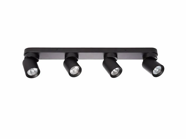 [00965] gu10 surface-mounted spotlight fixture 4 cylinders sand black rotatable - afbeelding 5 van  7