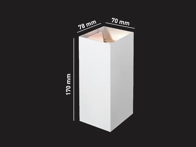 [00980] 12w led white wall lamp dual light adjustable waterproof - afbeelding 7 van  8