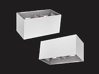 [00982] 12w led white wall lamp 4-light adjustable waterproof - afbeelding 7 van  9