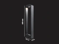 [00984] 7w led sand black garden lamp 60cm warm white - afbeelding 7 van  8