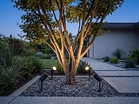 [01069] spike spotlight garden light gu10 socket sand black rotatable waterproof - afbeelding 3 van  8