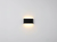 [01077] 12w led wall light dual beam black warm white waterproof 17.5cm - afbeelding 5 van  10