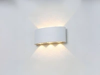[01079] 6w led oval wall lamp six-light sand white warm white waterproof