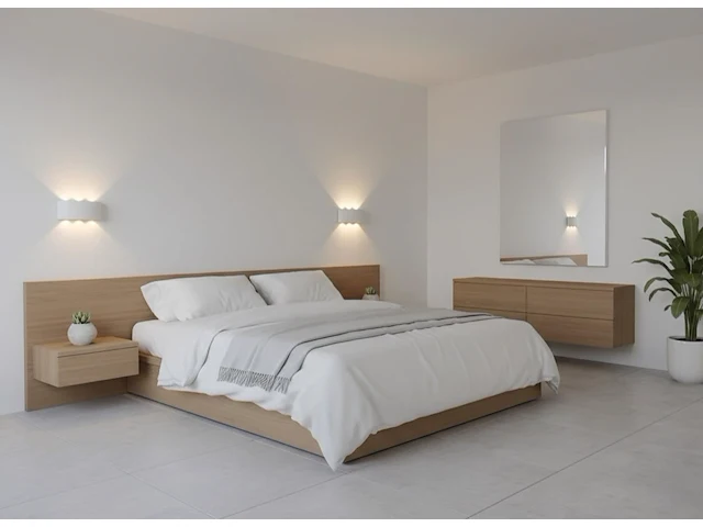 [01079] 6w led oval wall lamp six-light sand white warm white waterproof - afbeelding 6 van  8