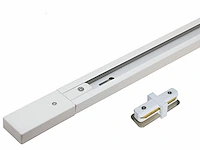 [01085] 1 metre track for 1-phase 2-wire track system with connector, white