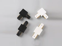 [01090] l-connector for 1-phase 2-wire track system, matt black - afbeelding 4 van  4
