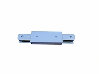 [01095] mid-feed connector for 1-phase 2-wire track system, white
