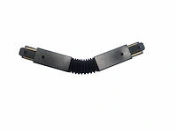 [01098] flexible connector for 1-phase 2-wire track system sand black