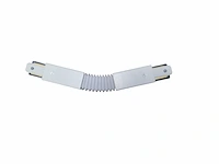 [01099] flexible connector for 1-phase 2-wire track system sand white