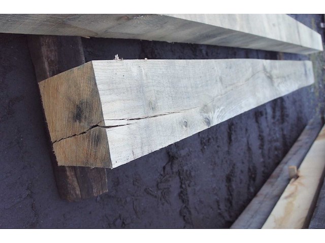 0,11 m³ eiken balk 200x200 - afbeelding 4 van  4