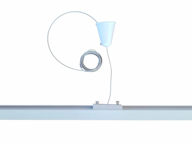[01103] suspension kit for 1-phase 2-wire track system, sand white - afbeelding 2 van  3