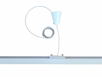 [01103] suspension kit for 1-phase 2-wire track system, sand white - afbeelding 2 van  3