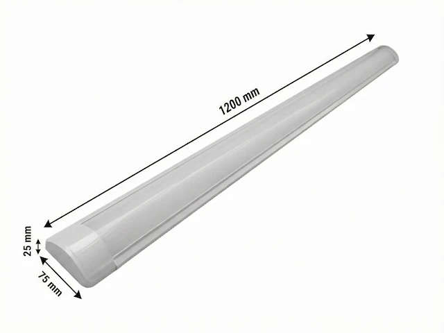 [01131] 36w 3000k batten light smd led slim - afbeelding 7 van  8