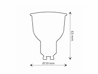 [01150] 9w gu10 led spot 3000k - afbeelding 2 van  3