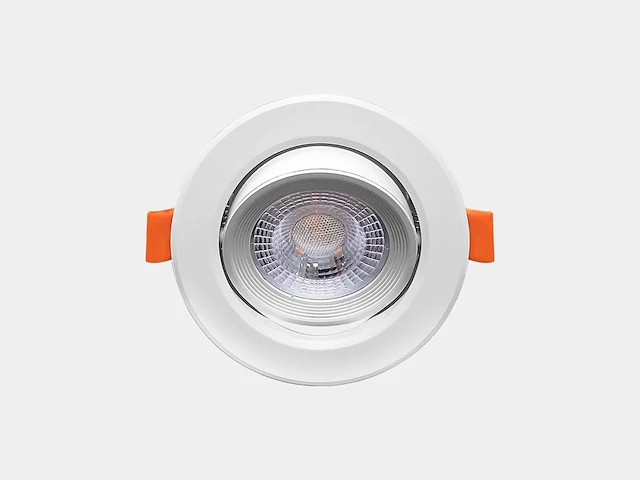 [01157] 4.9w smd led recessed spot 6000k matt white with lens - afbeelding 3 van  6