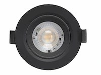 [01158] 4.9w smd led recessed spot 3000k black with lens - afbeelding 5 van  7