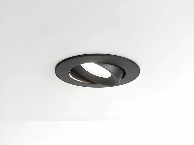 [01160] 4.9w smd led recessed spot 6000k black with lens - afbeelding 4 van  7
