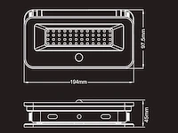 [01174] solar 400lm led 3in1 colour cct floodlight with sensor - afbeelding 7 van  8