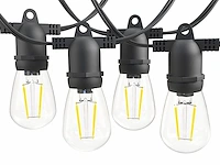 [01184] 10 m e27 festoon string light with inline sockets, connectable and water-resistant - afbeelding 4 van  5