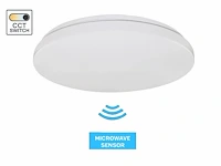 [01185] 24w cct 3-colour surface-mounted led panels splashproof with sensor
