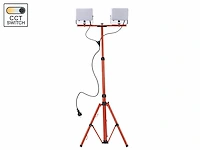 [01187] work light 2x50w led 3in1 colour cct floodlight waterproof with tripod