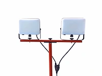 [01187] work light 2x50w led 3in1 colour cct floodlight waterproof with tripod - afbeelding 5 van  7