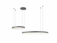 [01190] orien design pendant lamp sand black 80cm&40cm duo ring 50w led cct 3 colour & 3-step dimming - afbeelding 2 van  9