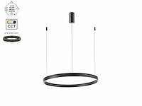 [01197] duora design pendant lamp sand black 80cm 50w led cct 3 colour & 3 step dimming - afbeelding 2 van  6