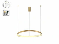 [01207p] auren design pendant lamp gold 82cm 70w led cct 3 colour & 3 step dimming - afbeelding 2 van  6