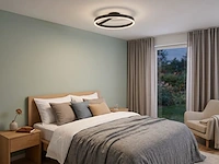 [01210p] arcao design ceiling lamp black 60cm 40w led cct 3 colour & 3 step dimming - afbeelding 4 van  7