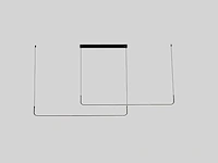 [01213] alura linear pendant lamp sand black 100cm&100cm duo line 40w led cct 3 colour & 3 step dimming - afbeelding 6 van  9