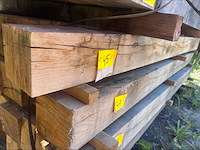 0,13 m³ eiken balken 120x120 - afbeelding 2 van  3