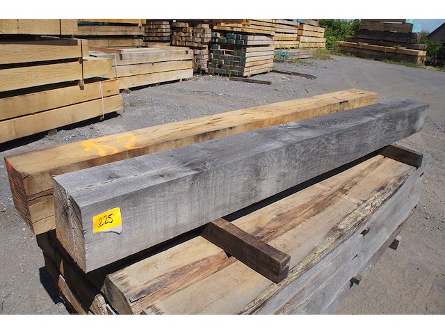 0,20 m³ eiken balken 200x200 - afbeelding 1 van  4