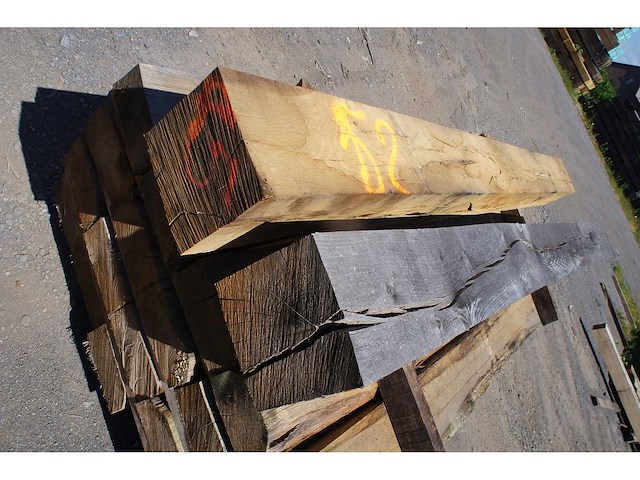 0,20 m³ eiken balken 200x200 - afbeelding 2 van  4