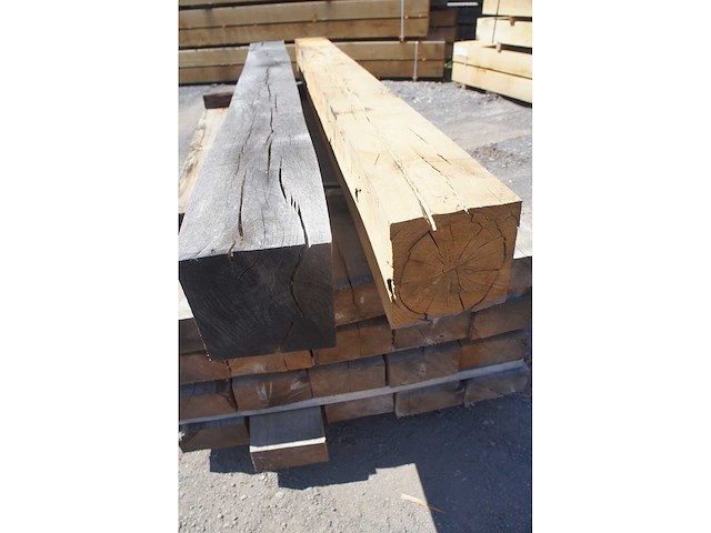 0,20 m³ eiken balken 200x200 - afbeelding 4 van  4