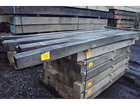 0,24 m³ eiken balken 100x100 - afbeelding 1 van  4