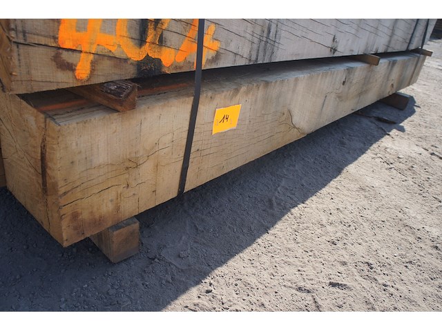 0,25 m³ eiken balken 200x200 - afbeelding 2 van  4