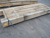 0,25 m³ eiken balken 200x200 - afbeelding 1 van  4