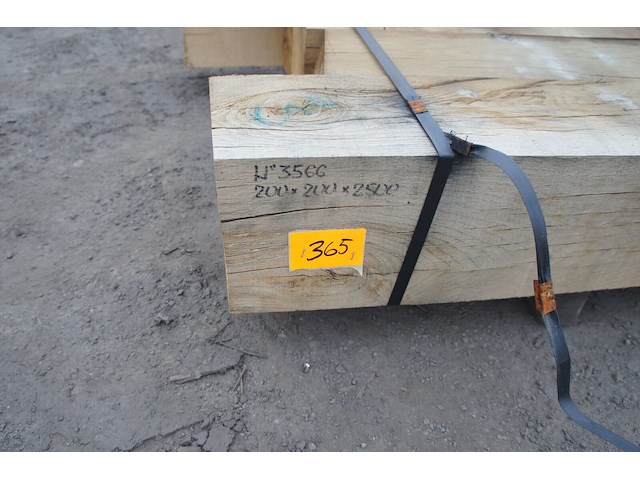 0,25 m³ eiken balken 200x200 - afbeelding 2 van  4